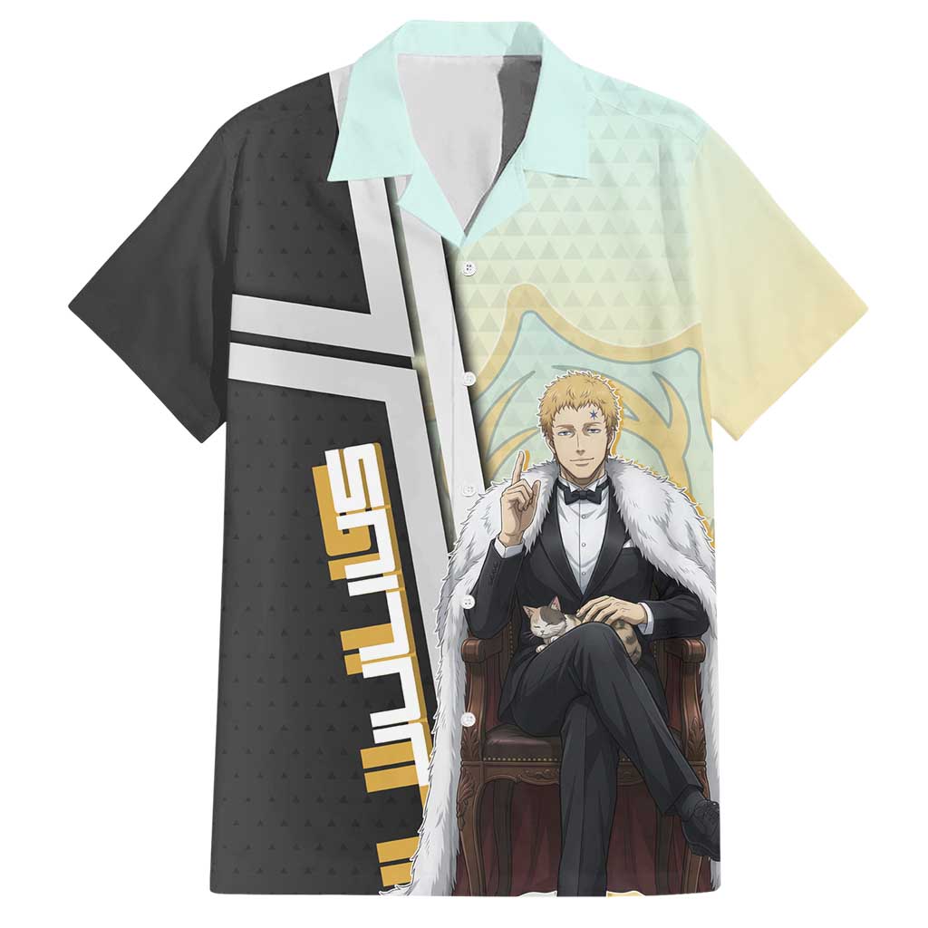 Julius Novachrono Hawaiian Shirt Regal Anime Illustration Style