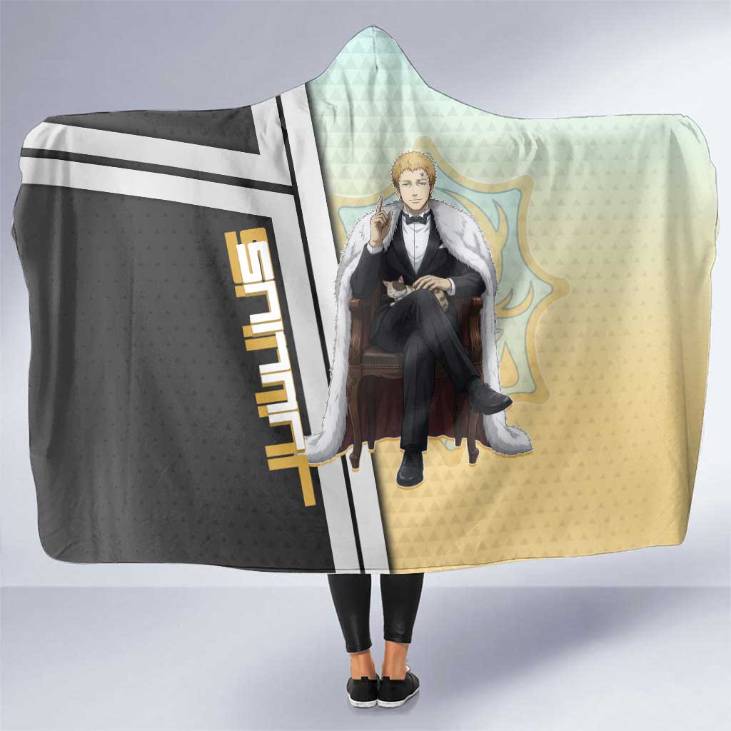 Julius Novachrono Hooded Blanket Regal Anime Illustration Style