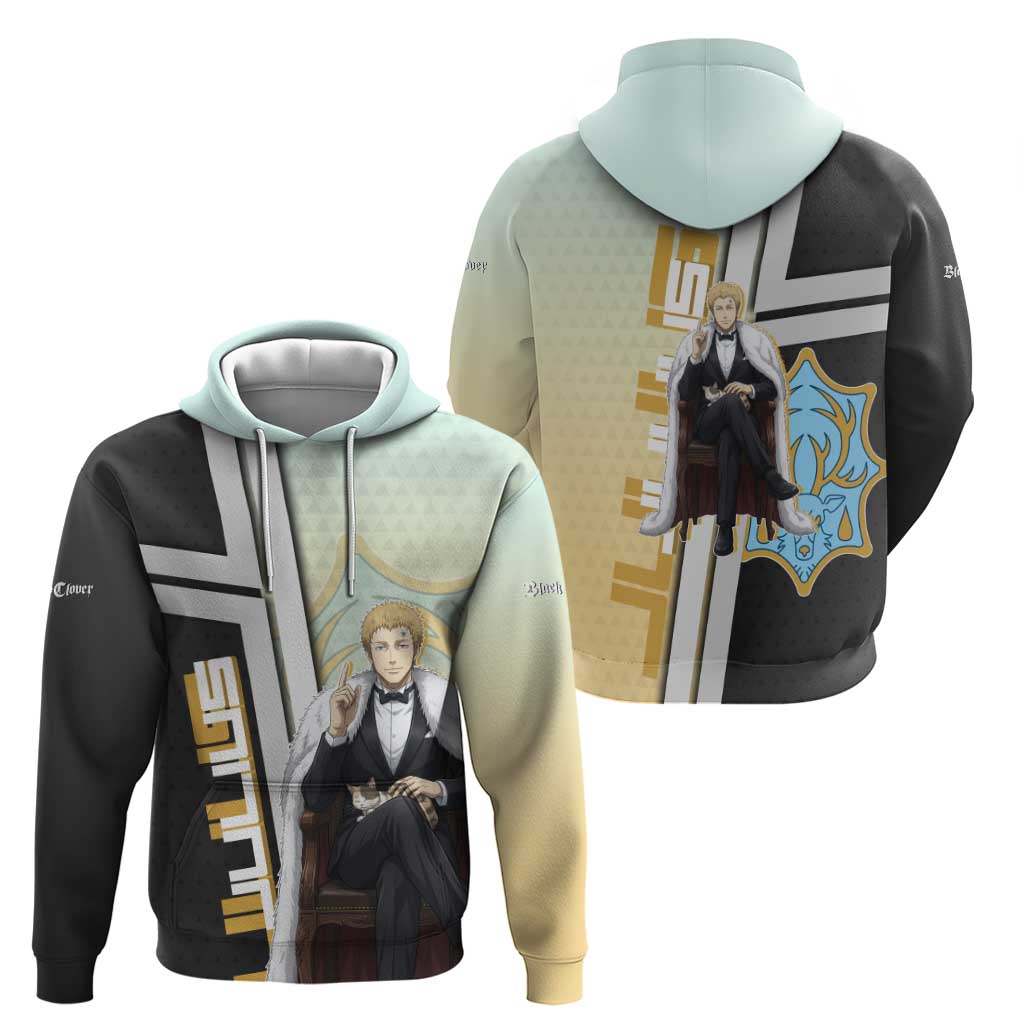 Julius Novachrono Hoodie Regal Anime Illustration Style