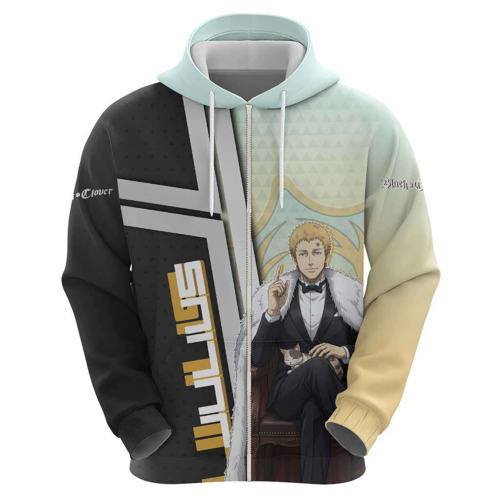 Julius Novachrono Hoodie Regal Anime Illustration Style