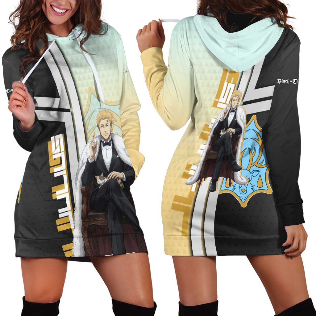 Julius Novachrono Hoodie Dress Regal Anime Illustration Style