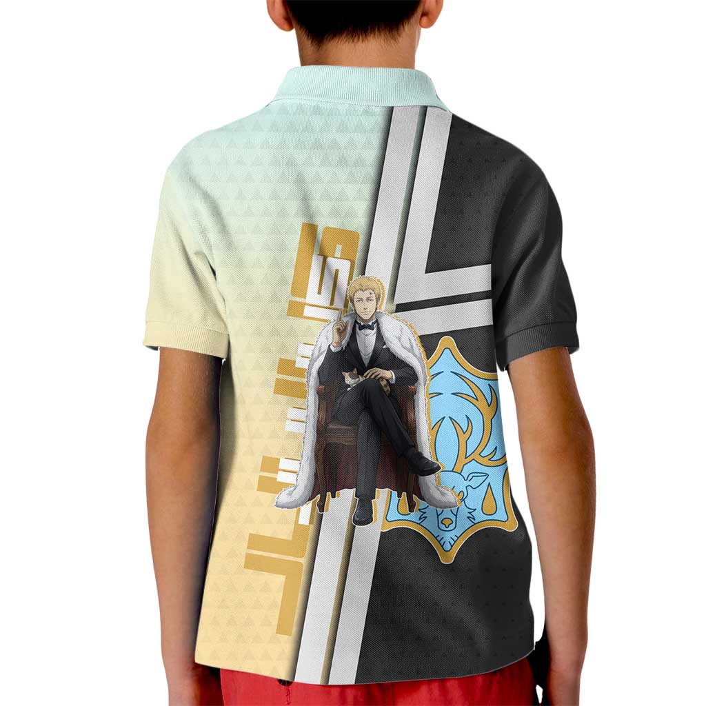 Julius Novachrono Kid Polo Shirt Regal Anime Illustration Style