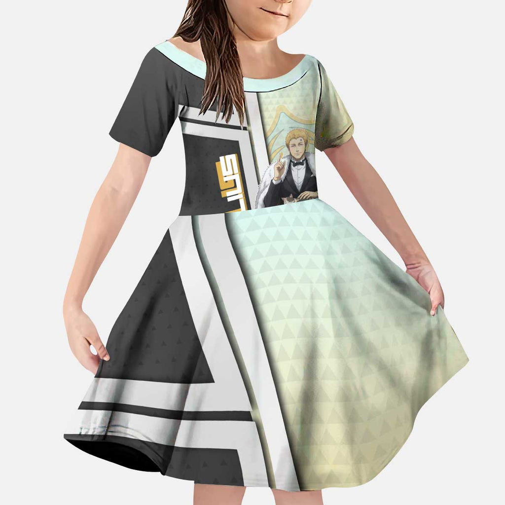 Julius Novachrono Kid Short Sleeve Dress Regal Anime Illustration Style
