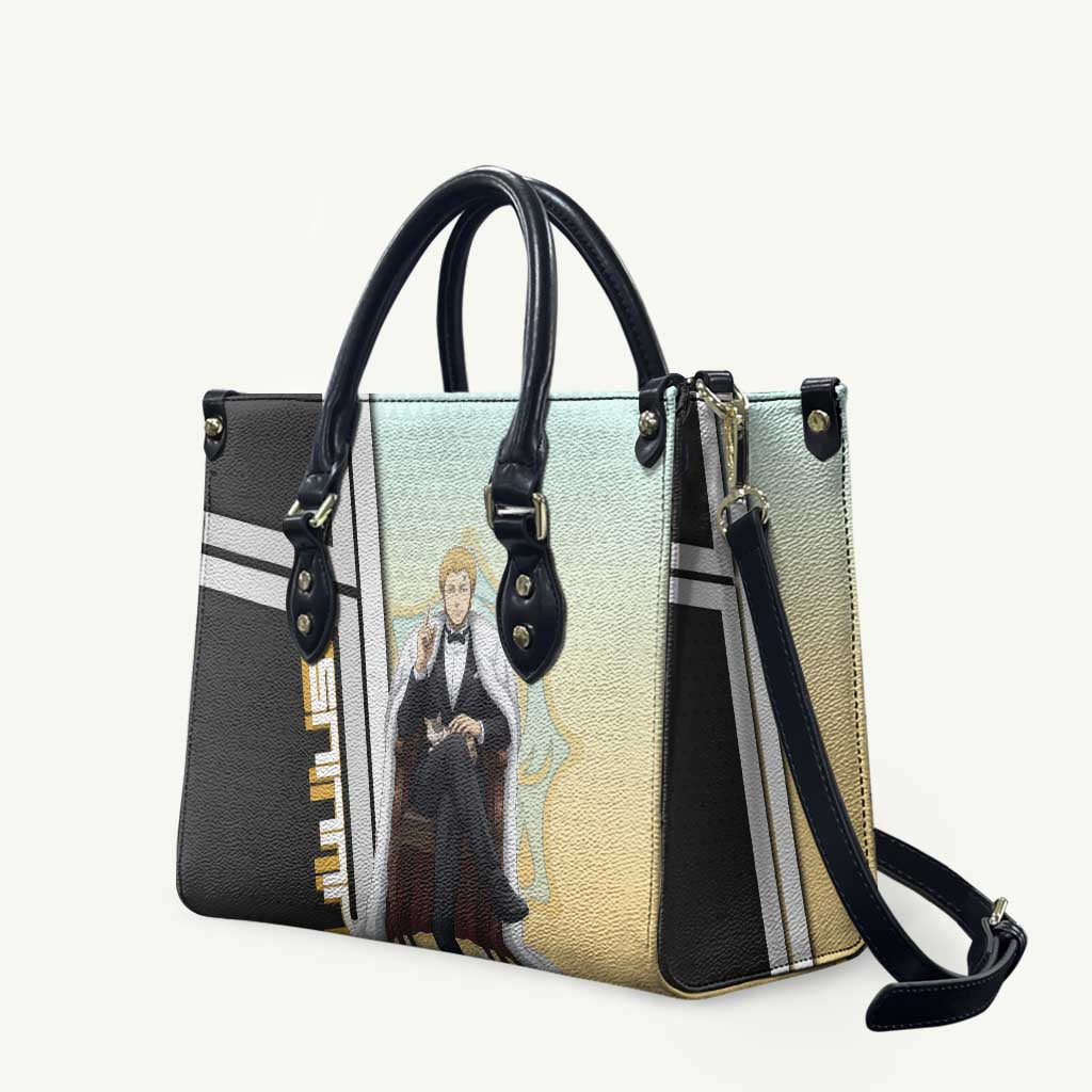 Julius Novachrono Leather Bag Regal Anime Illustration Style