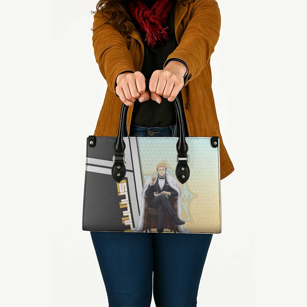 Julius Novachrono Leather Bag Regal Anime Illustration Style