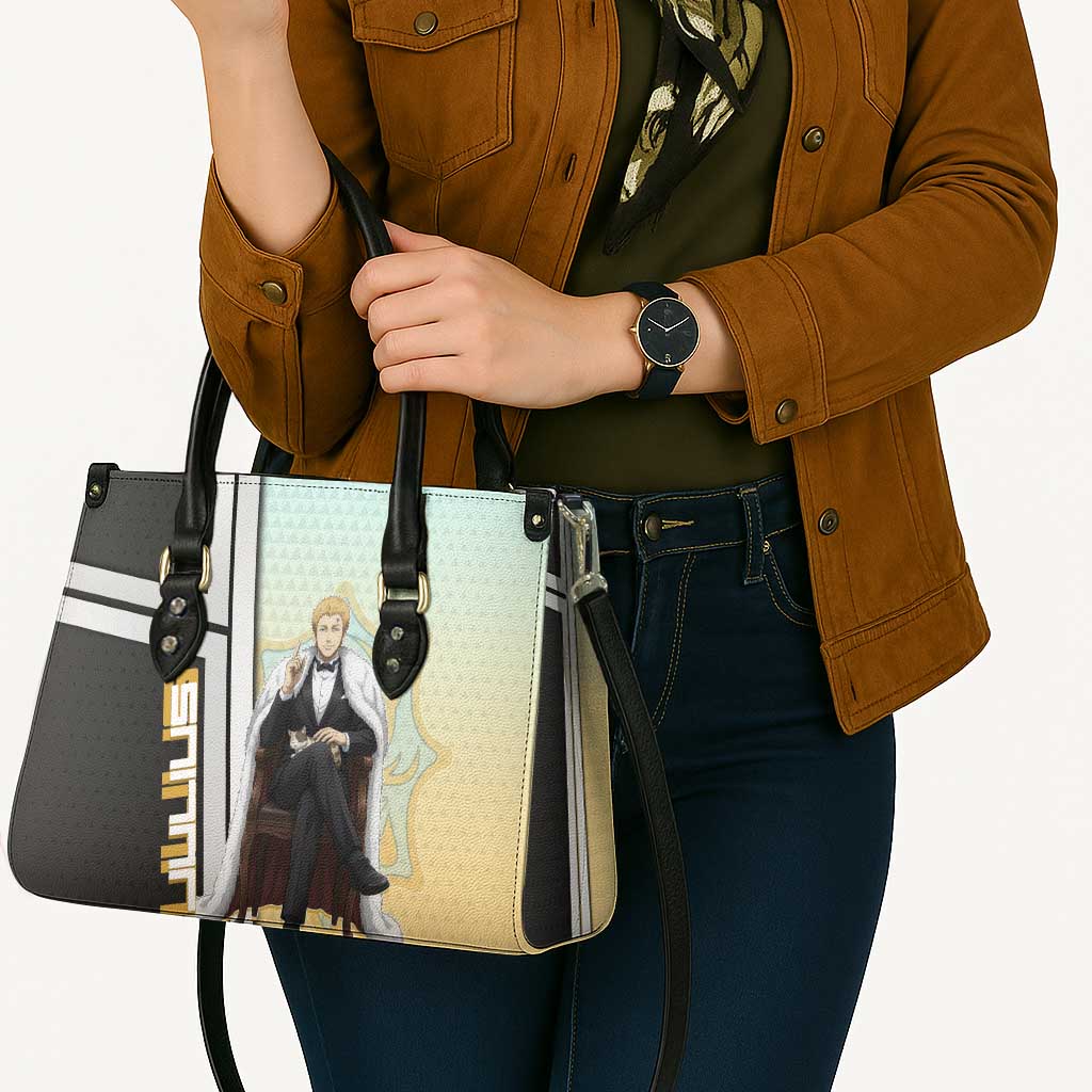 Julius Novachrono Leather Bag Regal Anime Illustration Style