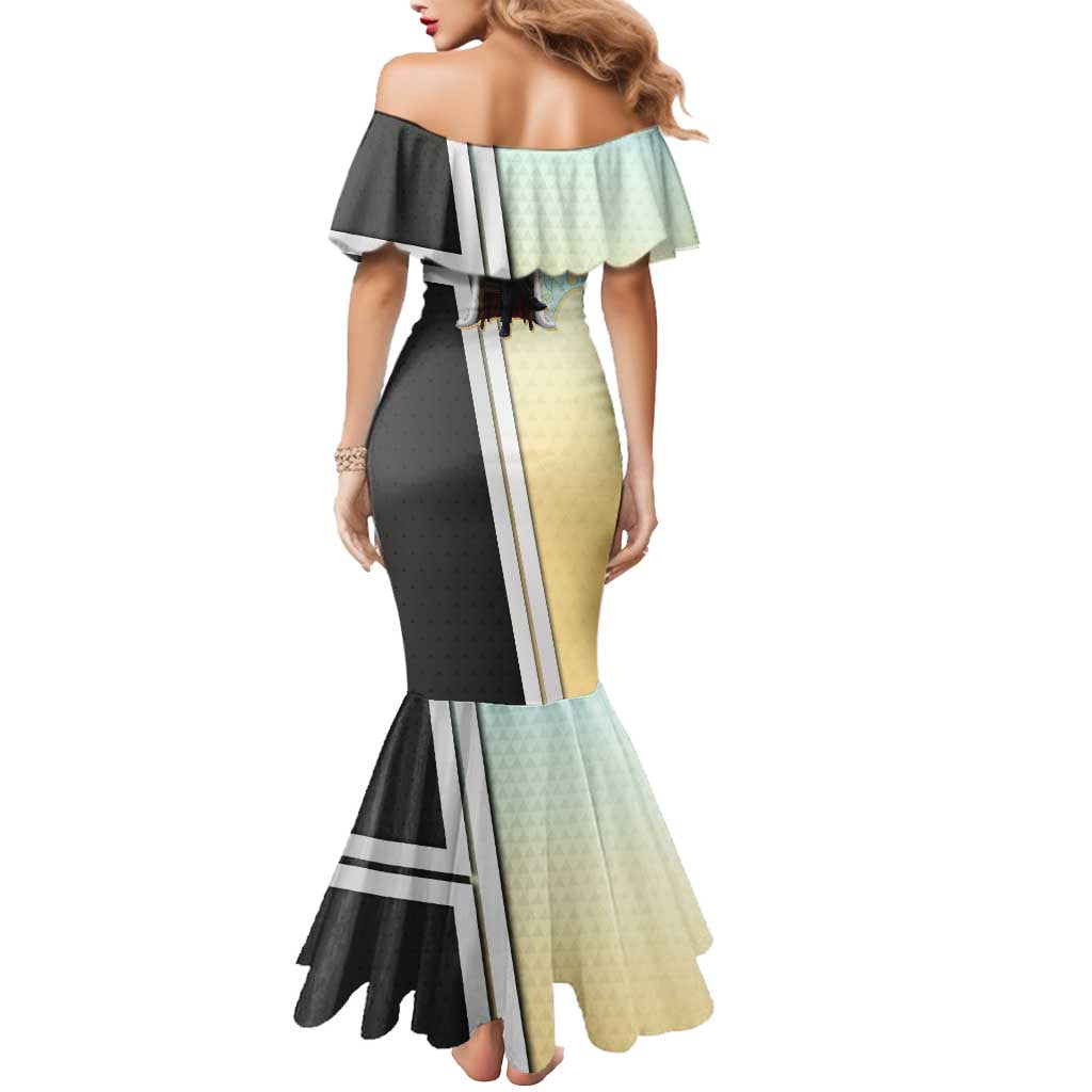 Julius Novachrono Mermaid Dress Regal Anime Illustration Style