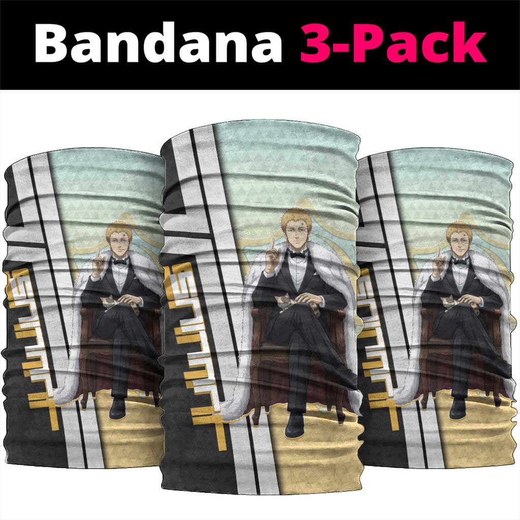 Julius Novachrono Neck Gaiter Regal Anime Illustration Style