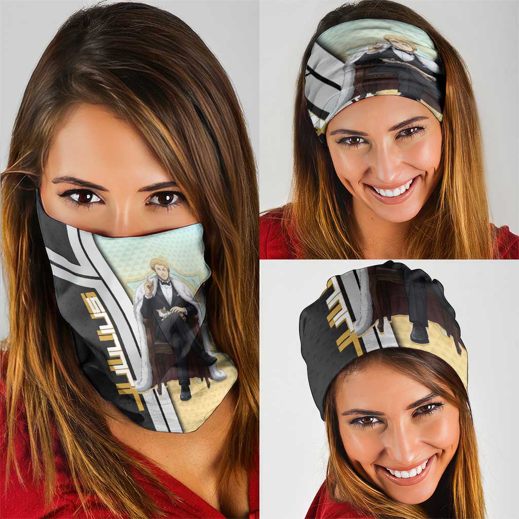 Julius Novachrono Neck Gaiter Regal Anime Illustration Style