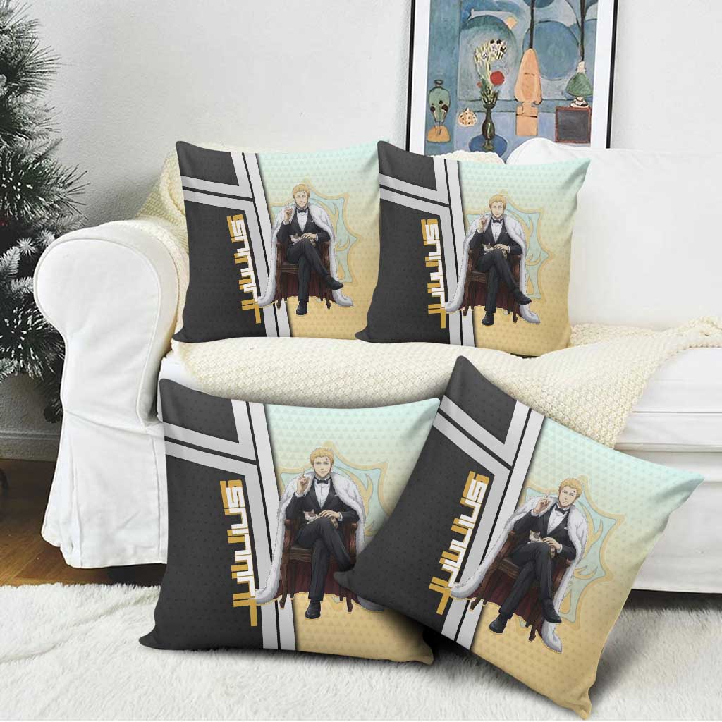 Julius Novachrono Pillow Cover Regal Anime Illustration Style