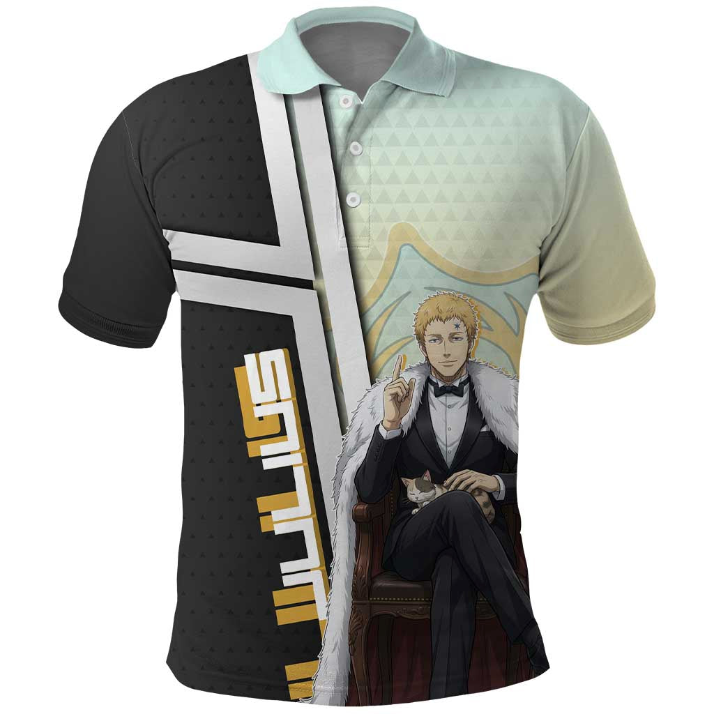 Julius Novachrono Polo Shirt Regal Anime Illustration Style