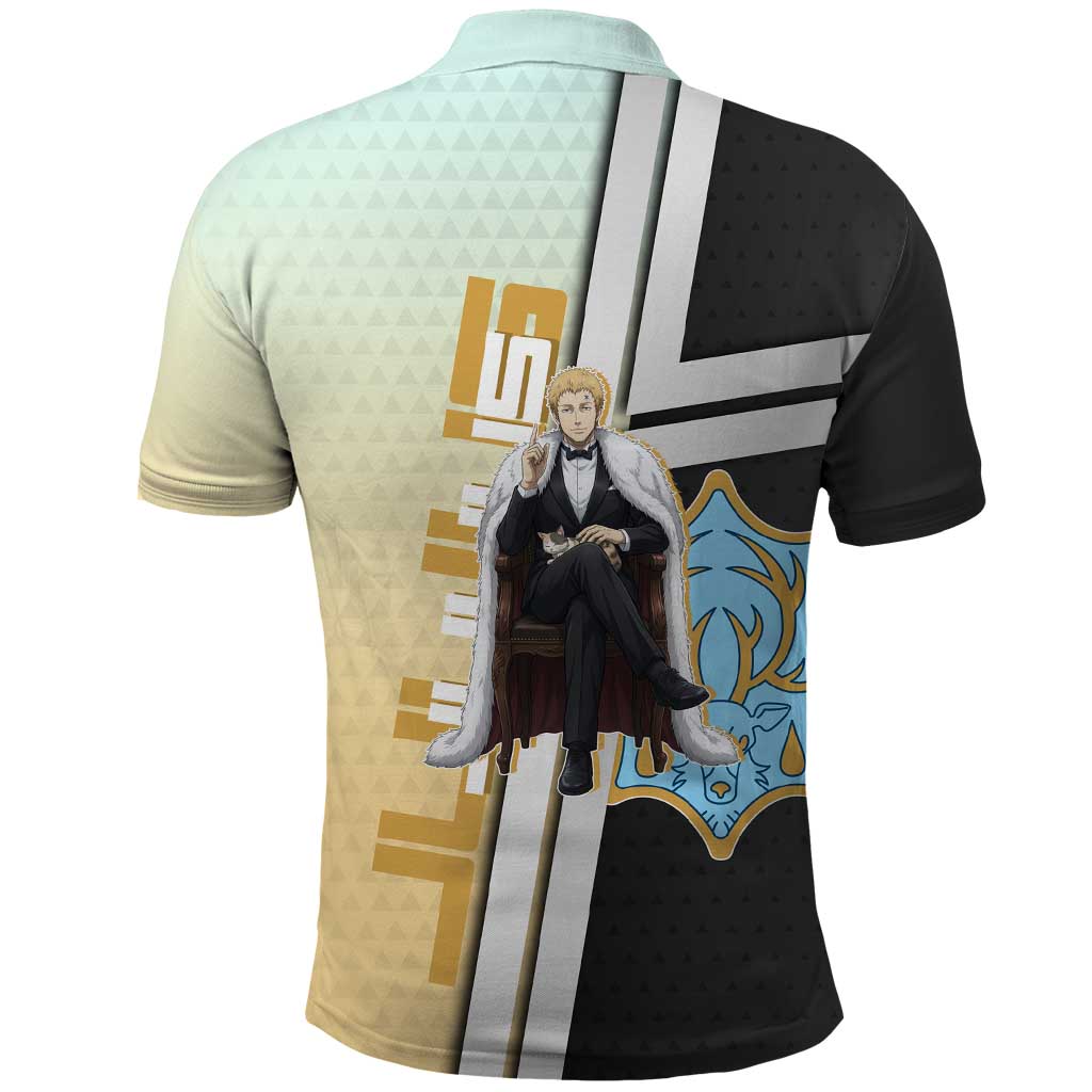 Julius Novachrono Polo Shirt Regal Anime Illustration Style