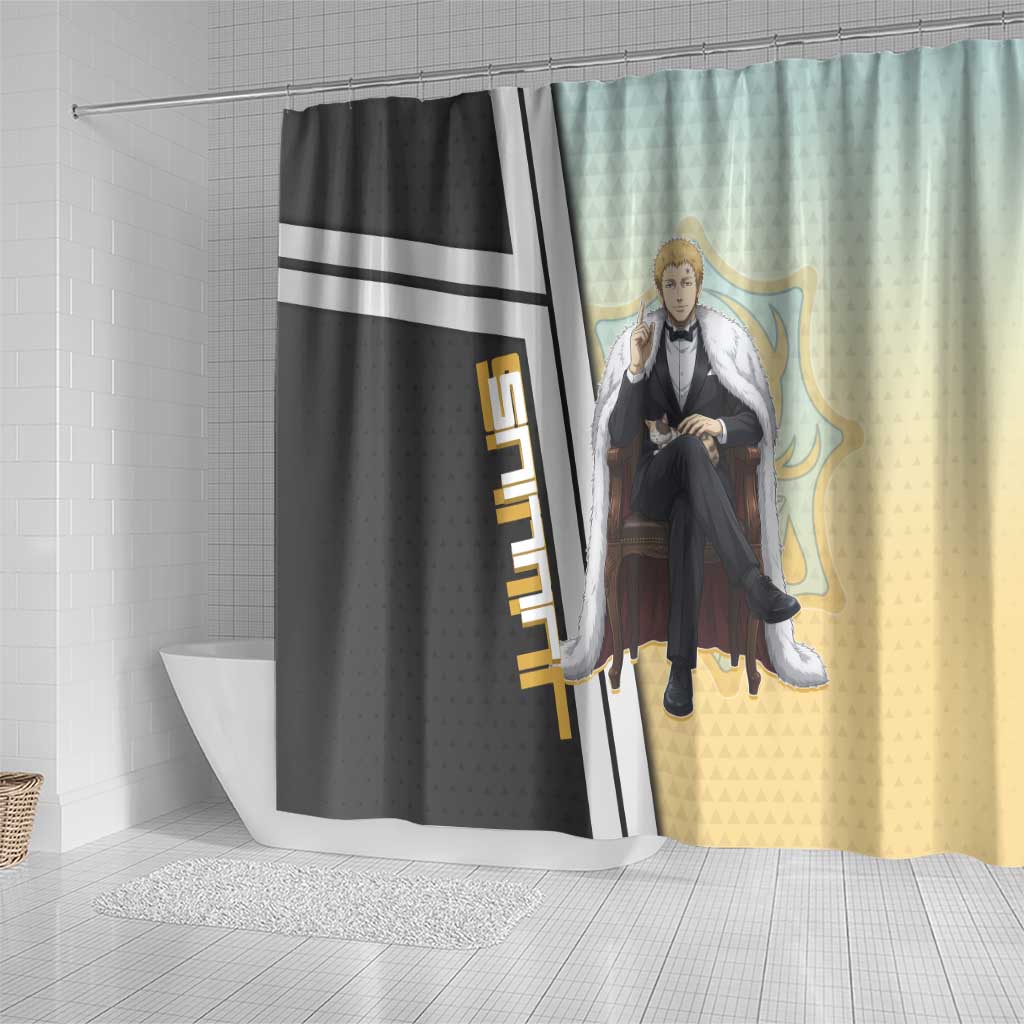 Julius Novachrono Shower Curtain Regal Anime Illustration Style