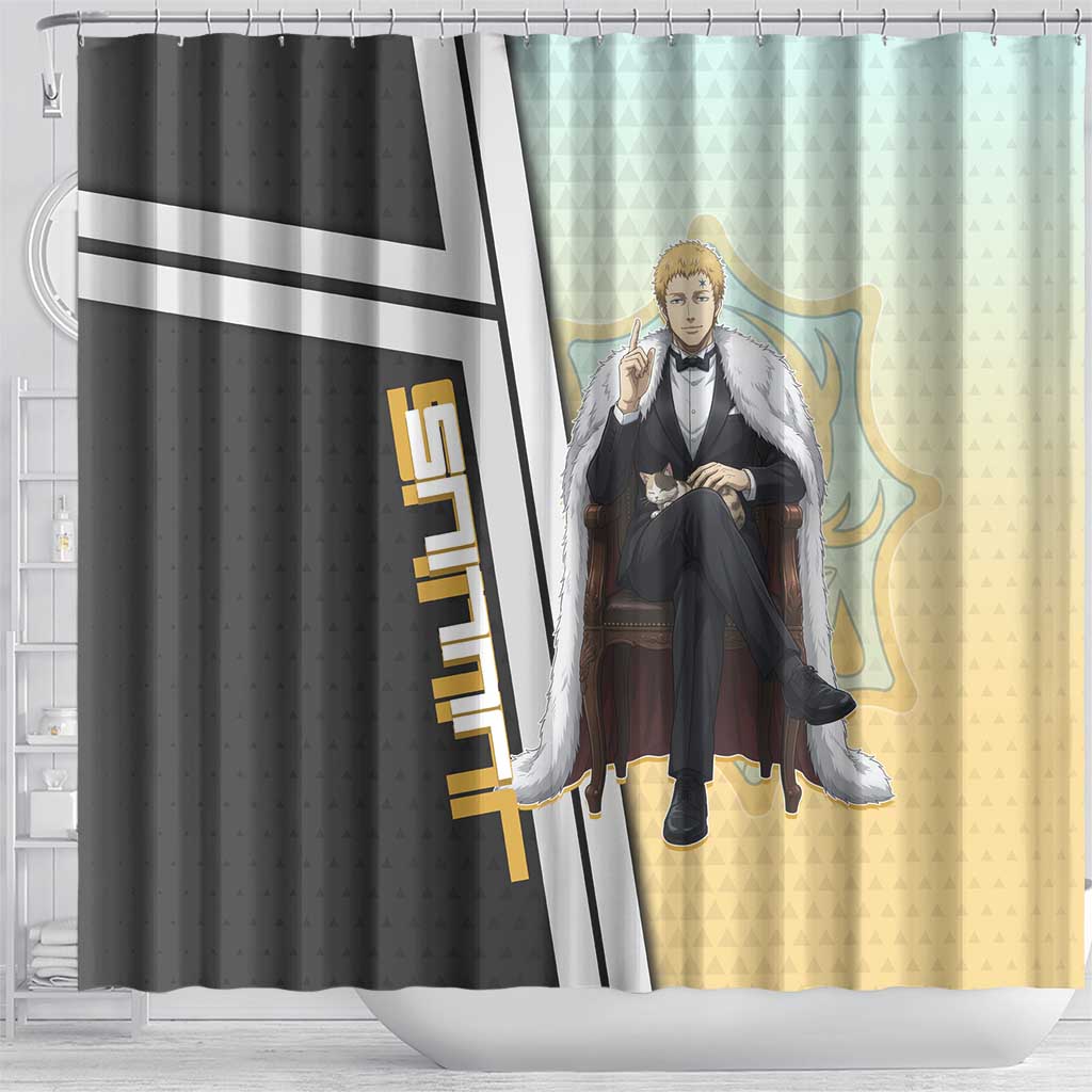 Julius Novachrono Shower Curtain Regal Anime Illustration Style