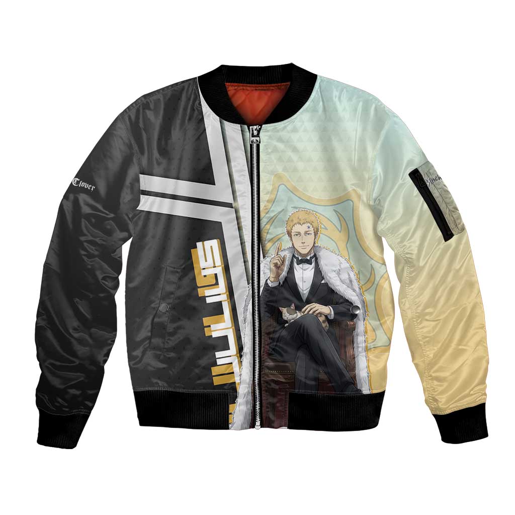 Julius Novachrono Sleeve Zip Bomber Jacket Regal Anime Illustration Style