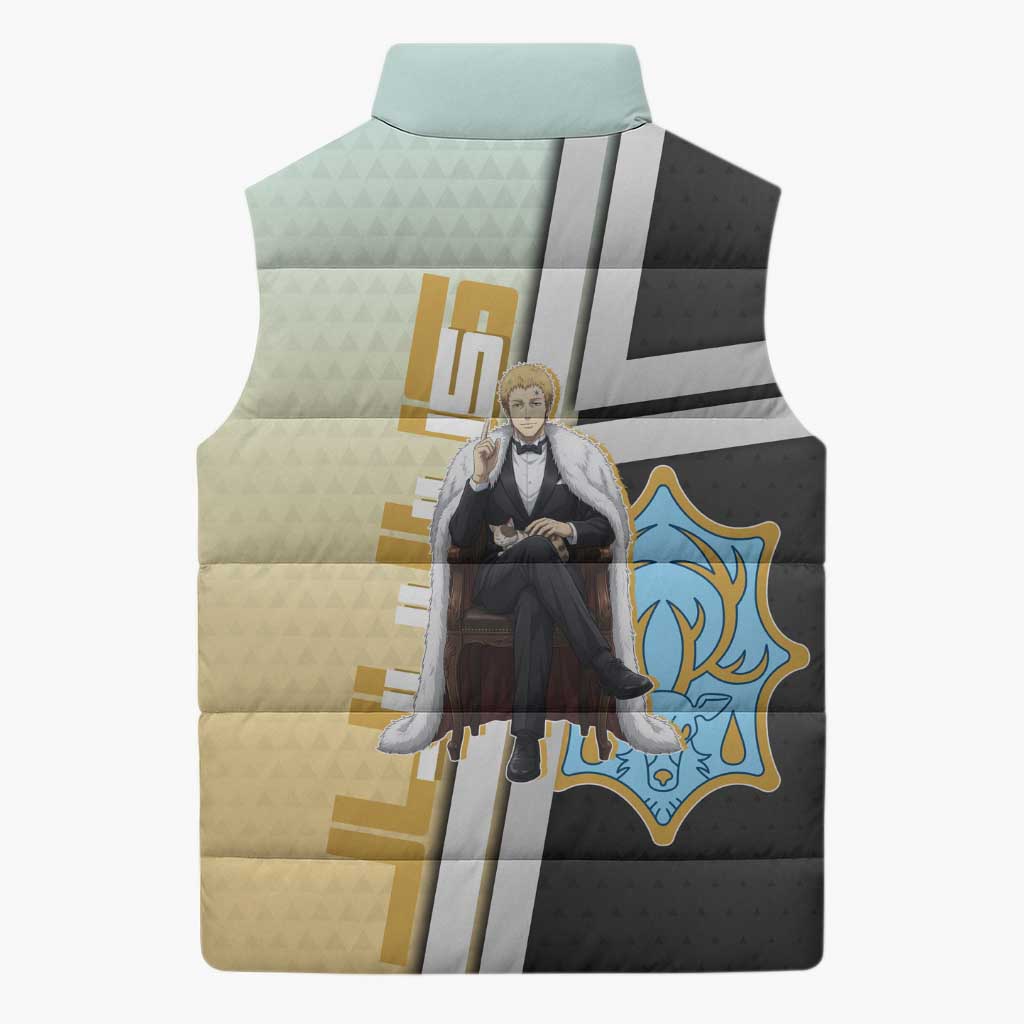 Julius Novachrono Sleeveless Puffer Jacket Regal Anime Illustration Style