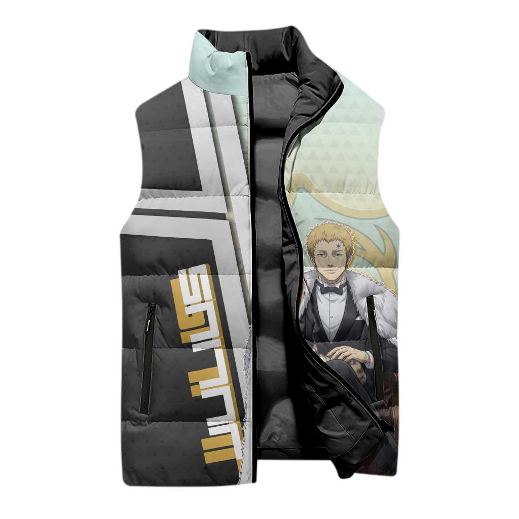 Julius Novachrono Sleeveless Puffer Jacket Regal Anime Illustration Style