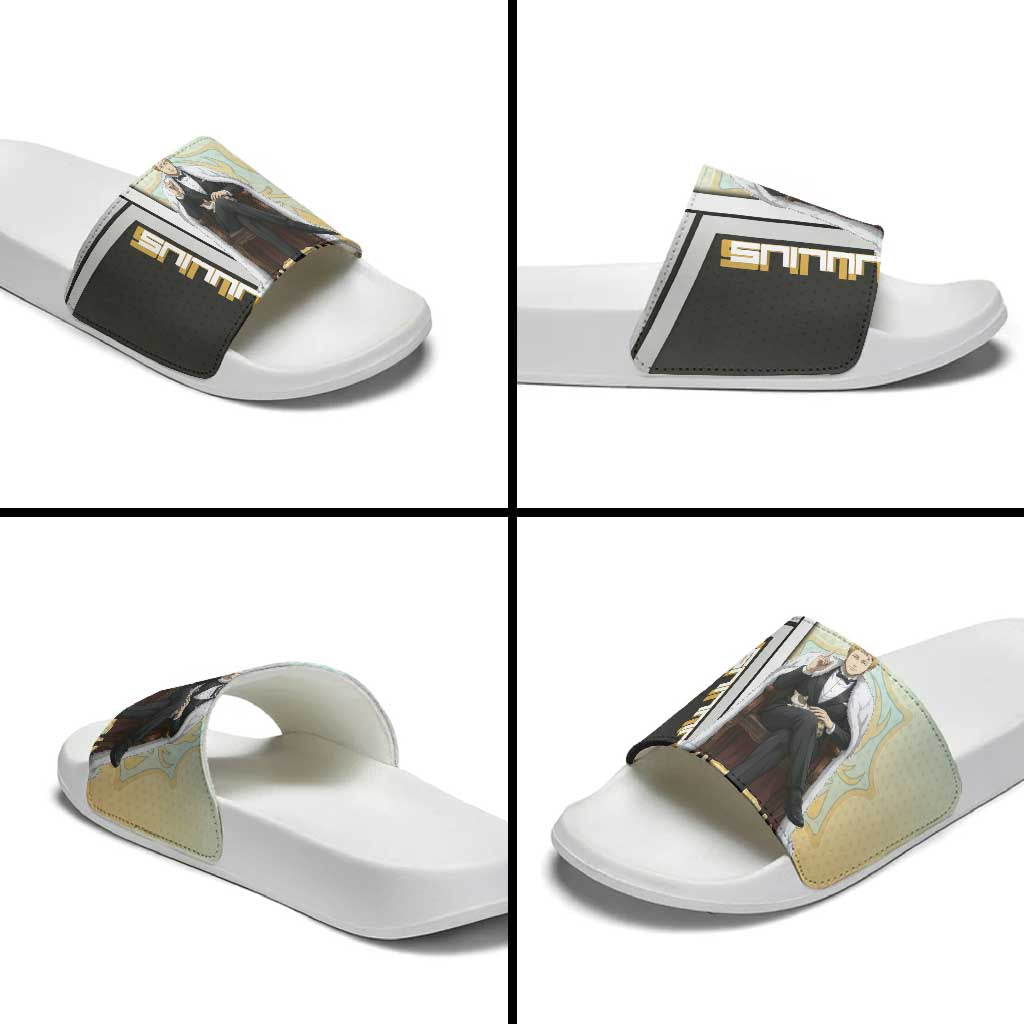 Julius Novachrono Slide Sandals Regal Anime Illustration Style