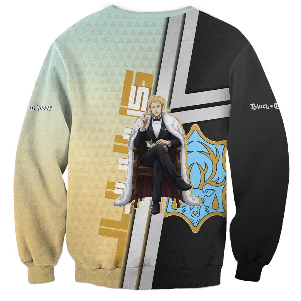Julius Novachrono Sweatshirt Regal Anime Illustration Style