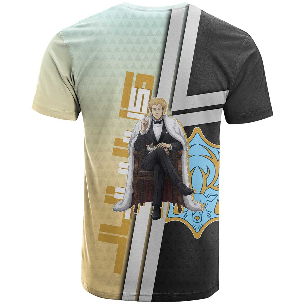 Julius Novachrono T Shirt Regal Anime Illustration Style
