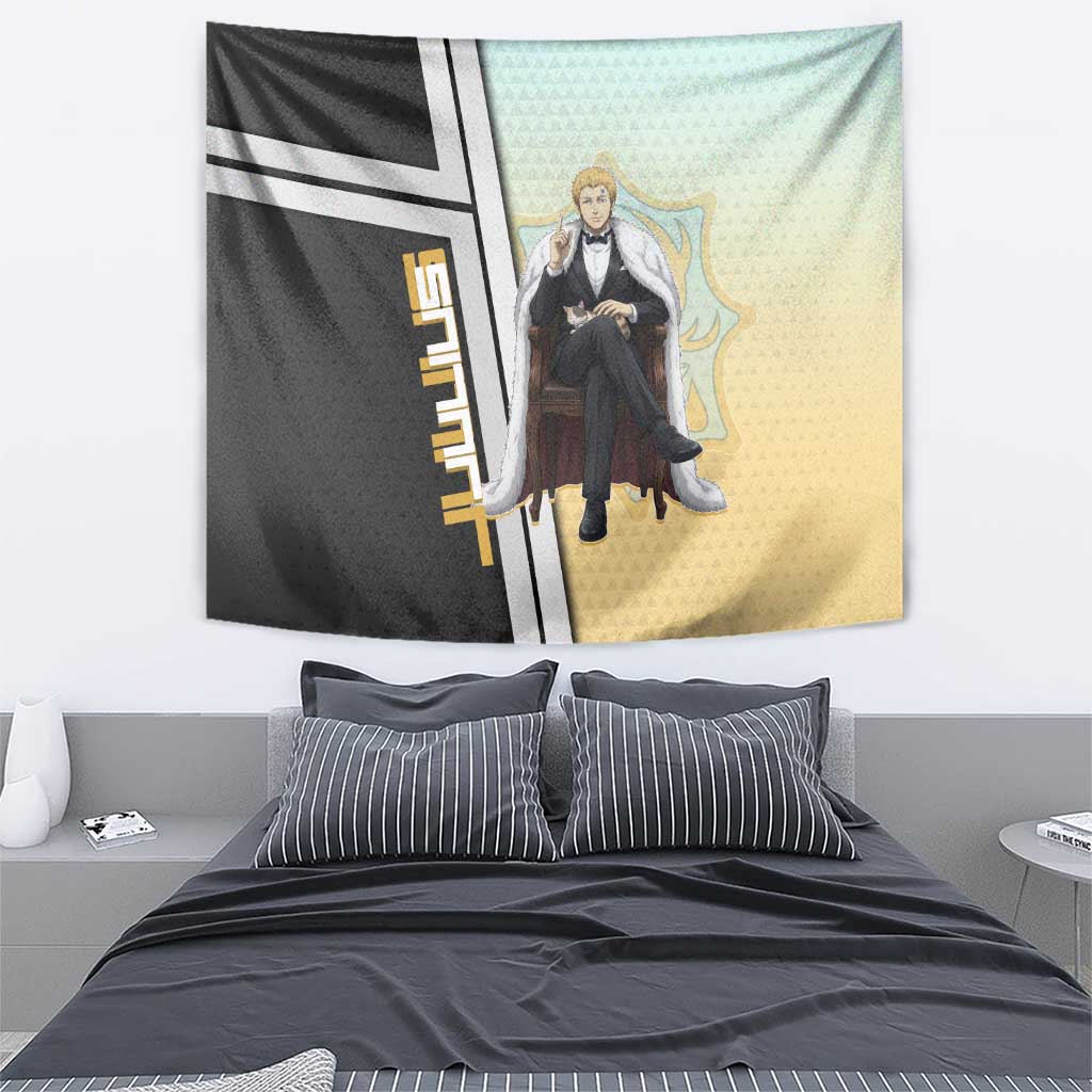 Julius Novachrono Tapestry Regal Anime Illustration Style
