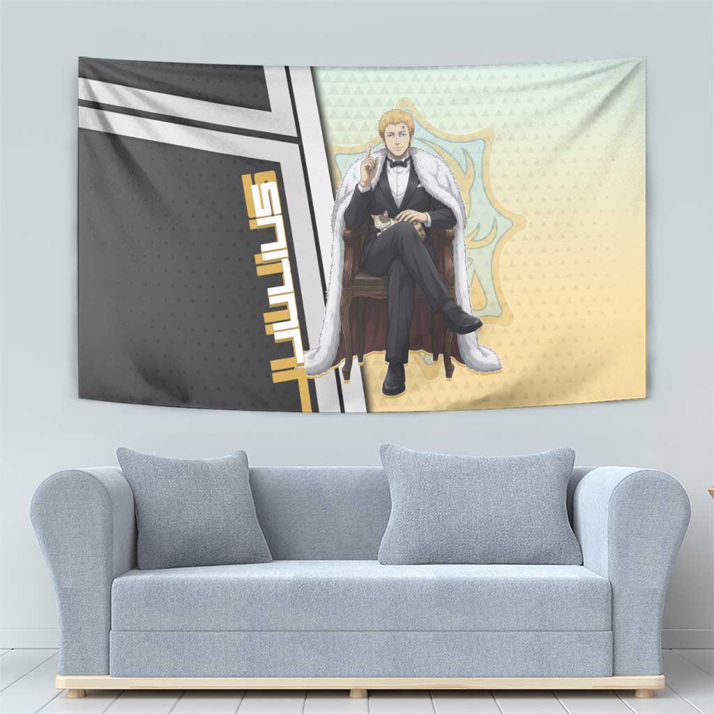 Julius Novachrono Tapestry Regal Anime Illustration Style
