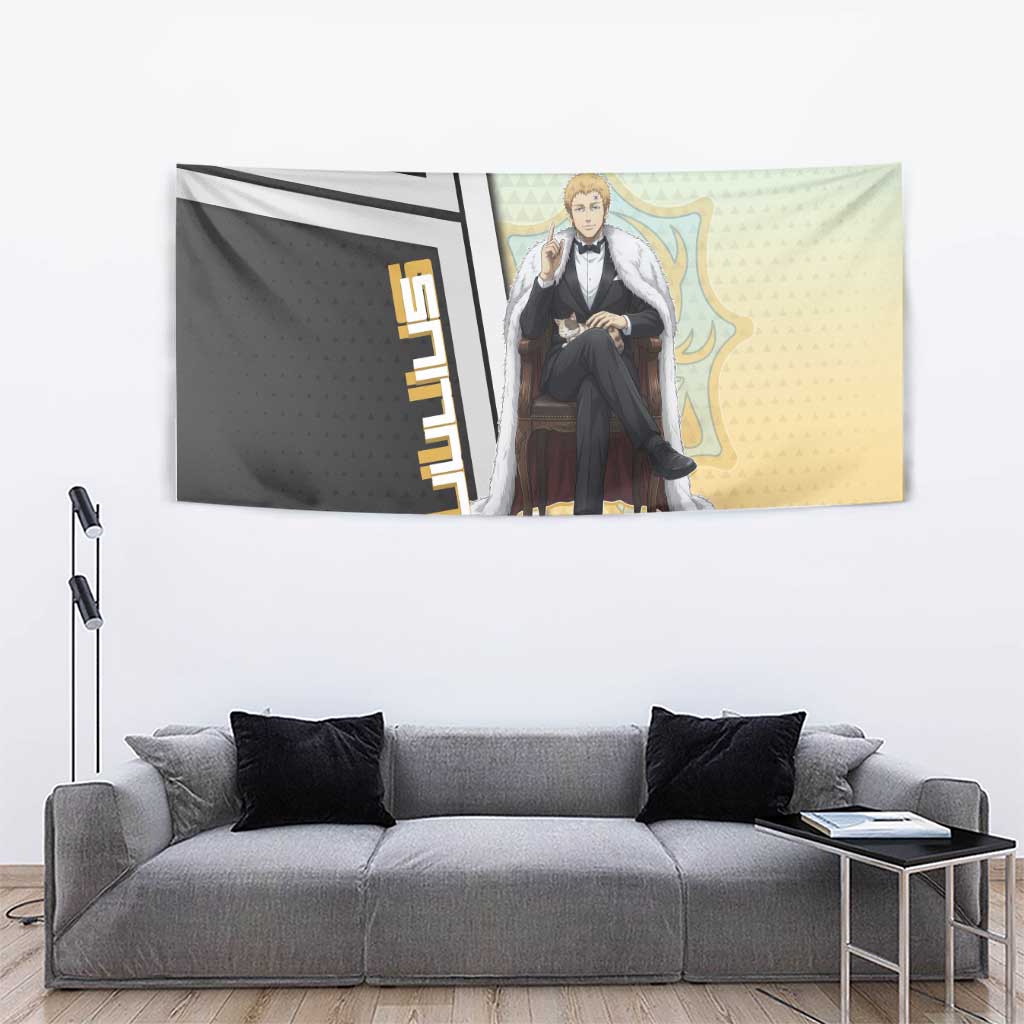 Julius Novachrono Tapestry Regal Anime Illustration Style