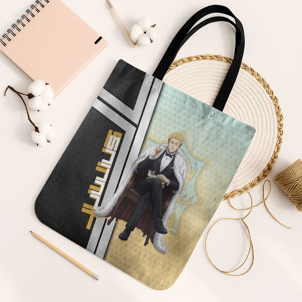 Julius Novachrono Tote Bag Regal Anime Illustration Style