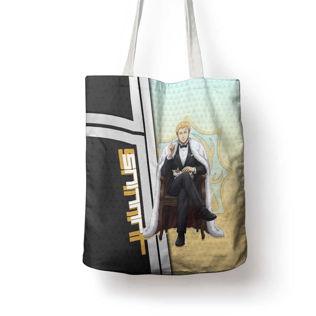 Julius Novachrono Tote Bag Regal Anime Illustration Style