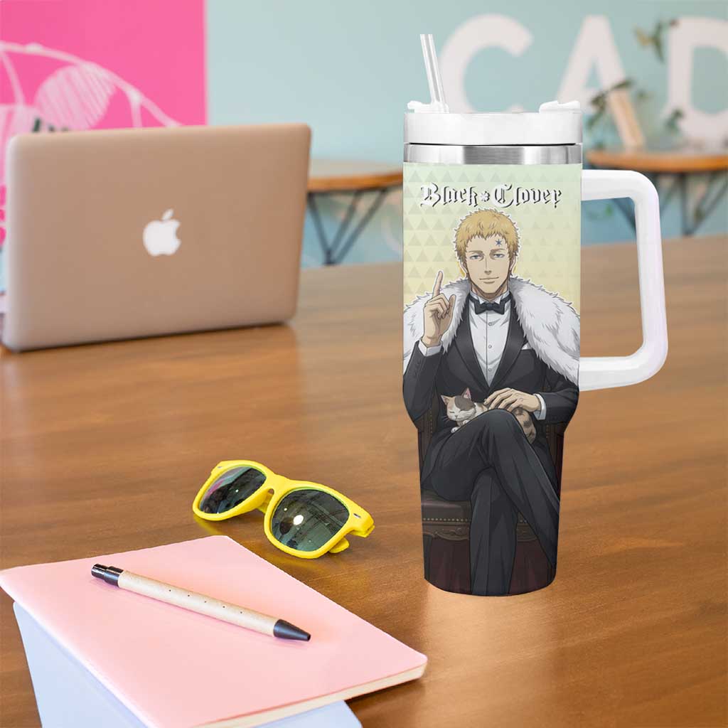Julius Novachrono Tumbler With Handle Regal Anime Illustration Style