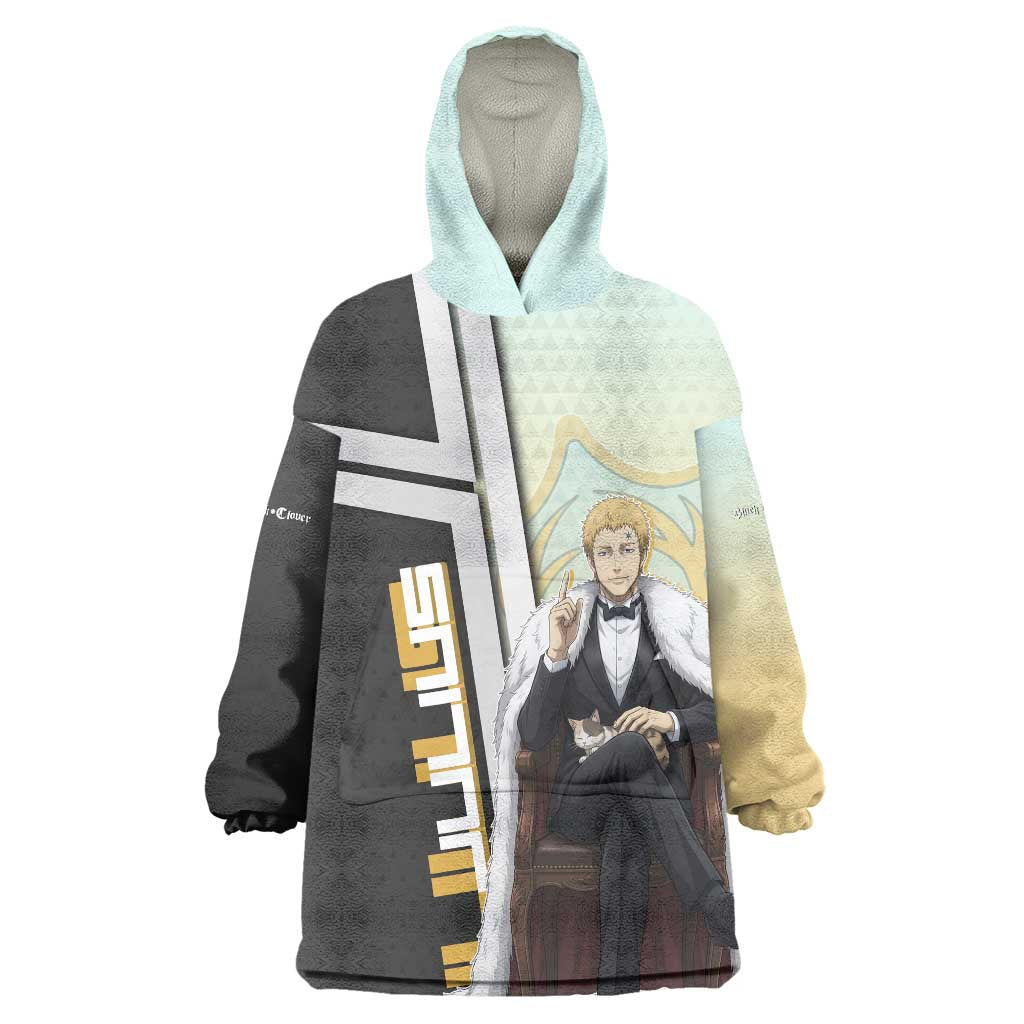Julius Novachrono Wearable Blanket Hoodie Regal Anime Illustration Style