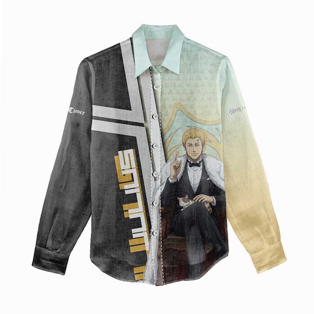 Julius Novachrono Women Casual Shirt Regal Anime Illustration Style