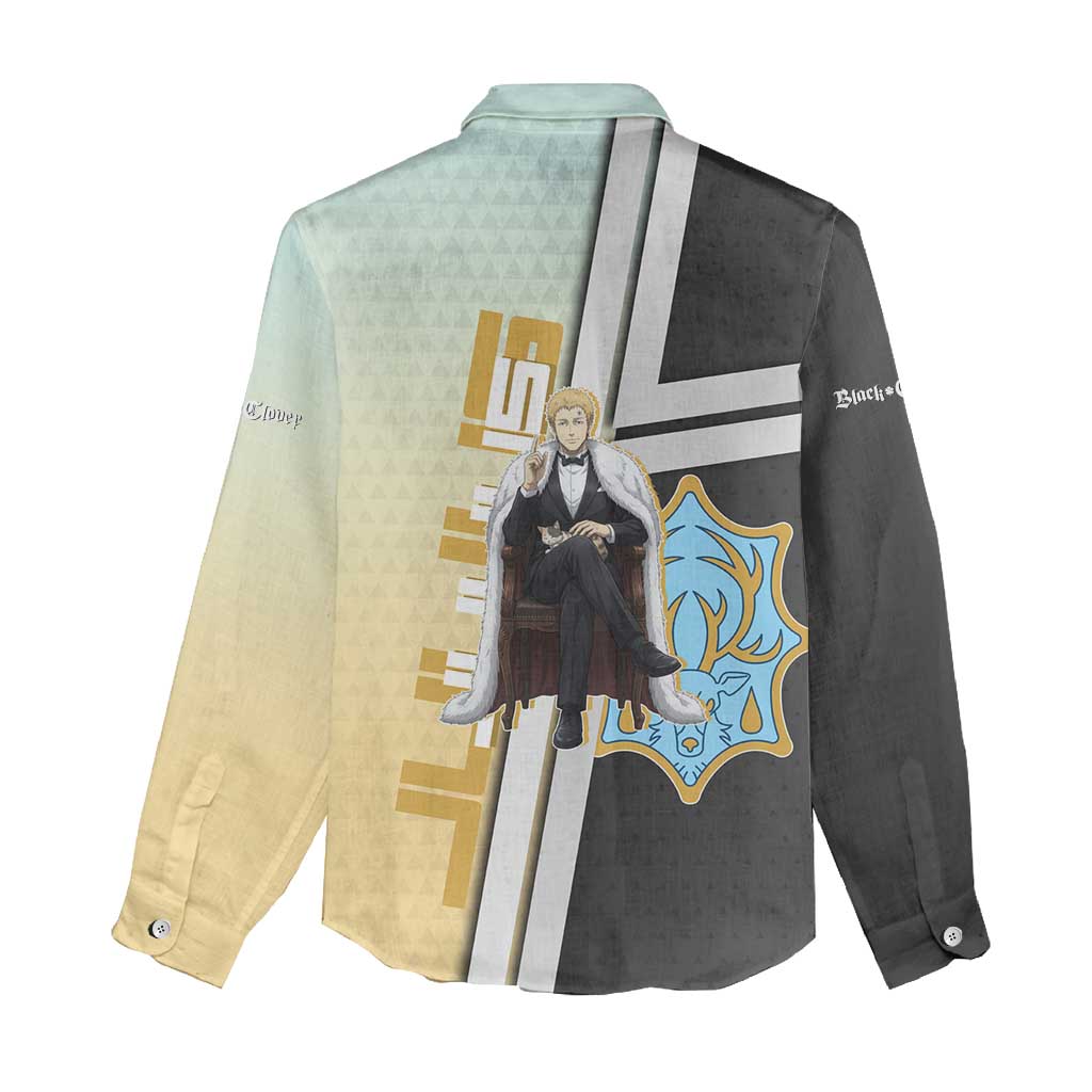 Julius Novachrono Women Casual Shirt Regal Anime Illustration Style