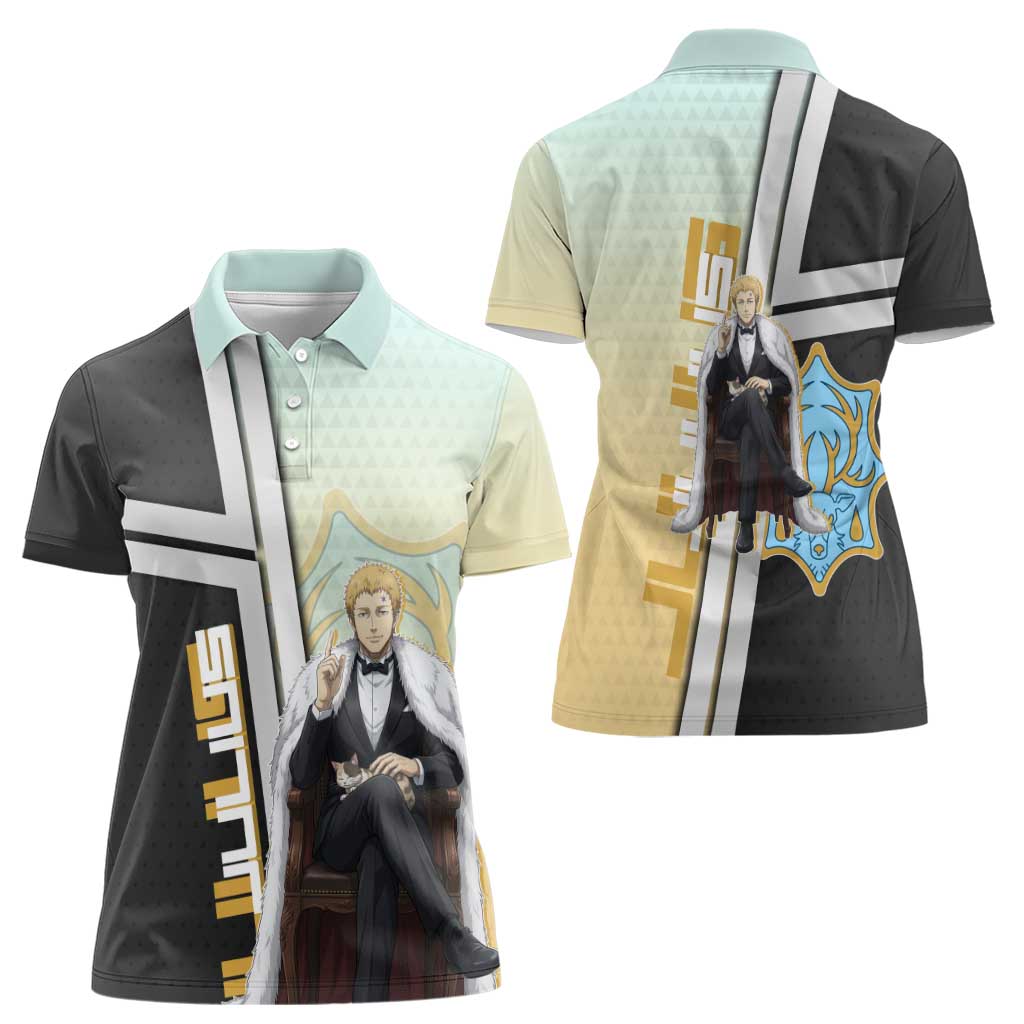 Julius Novachrono Women Polo Shirt Regal Anime Illustration Style
