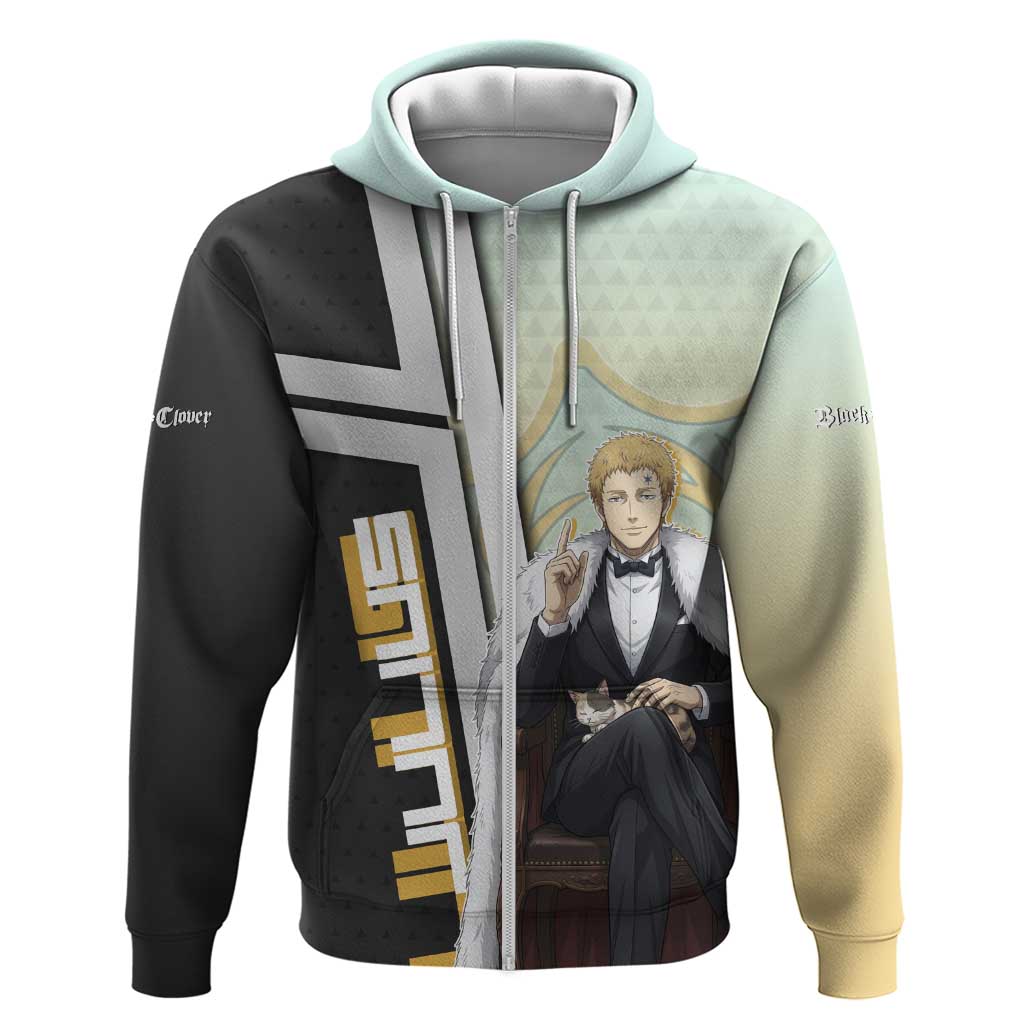 Julius Novachrono Zip Hoodie Regal Anime Illustration Style