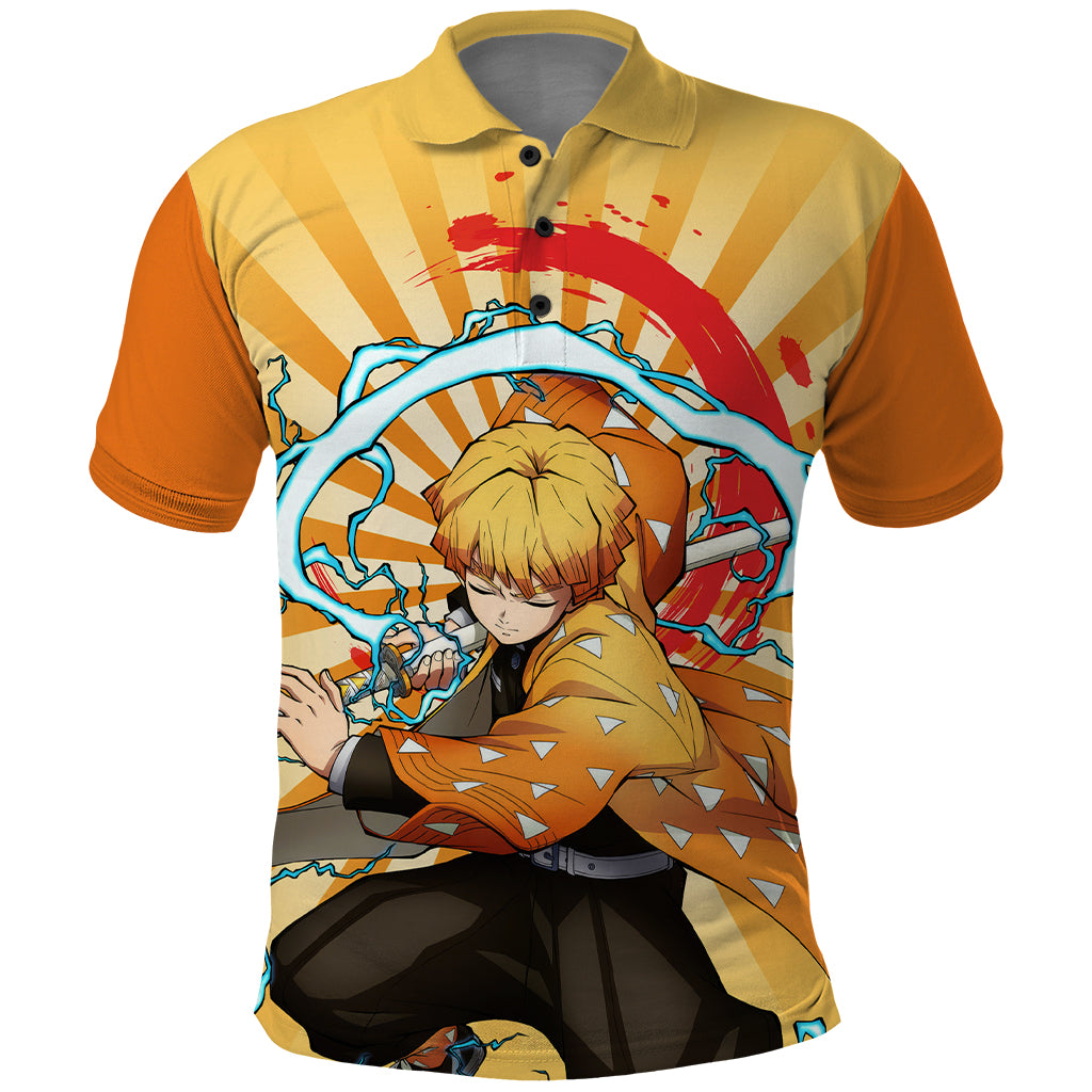 Zenitsu Agatsuma Polo Shirt Demon Slayer