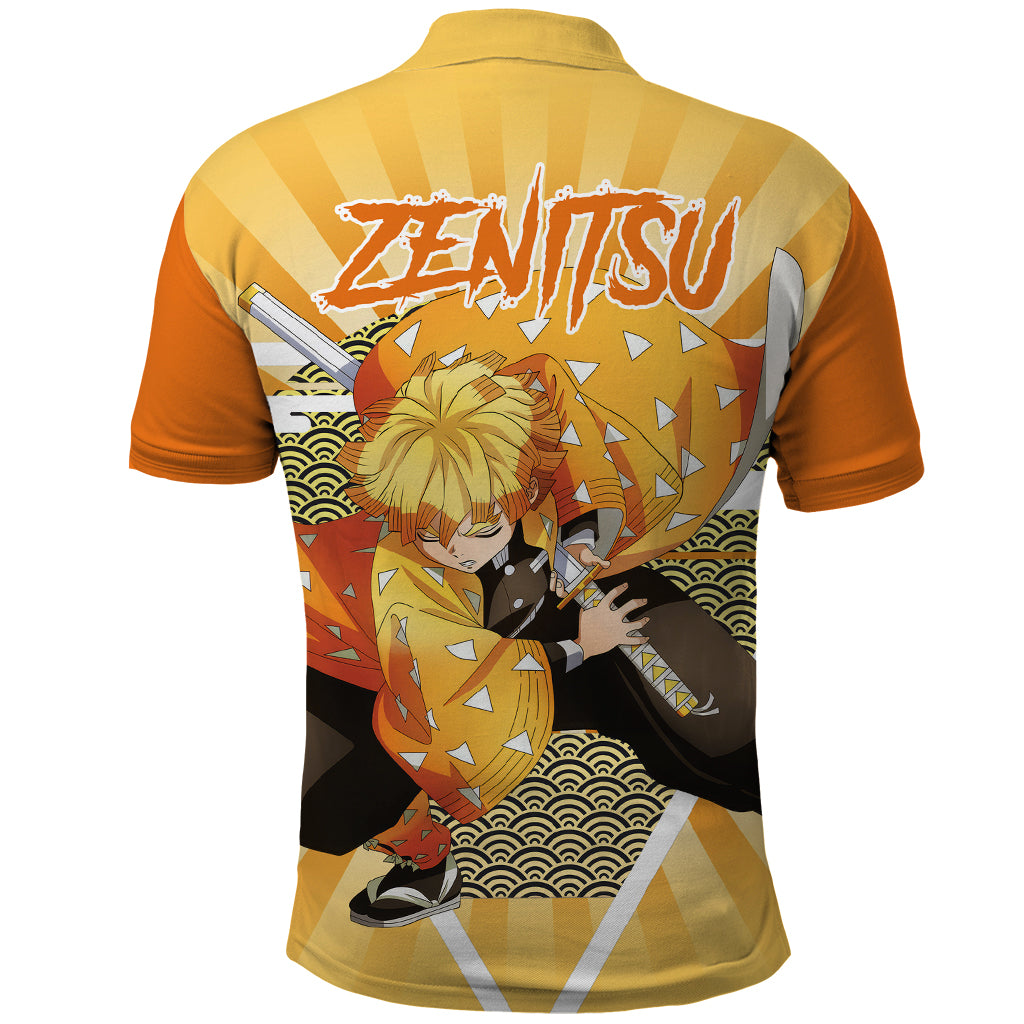 Zenitsu Agatsuma Polo Shirt Demon Slayer