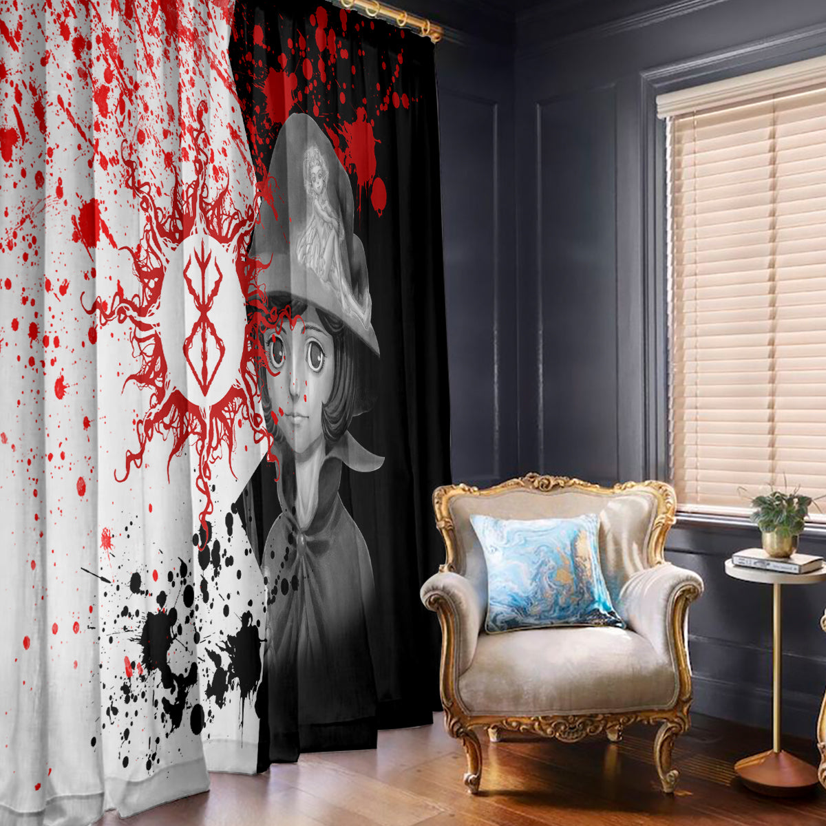 Schierke Berserk Window Curtain Anime Japan Style