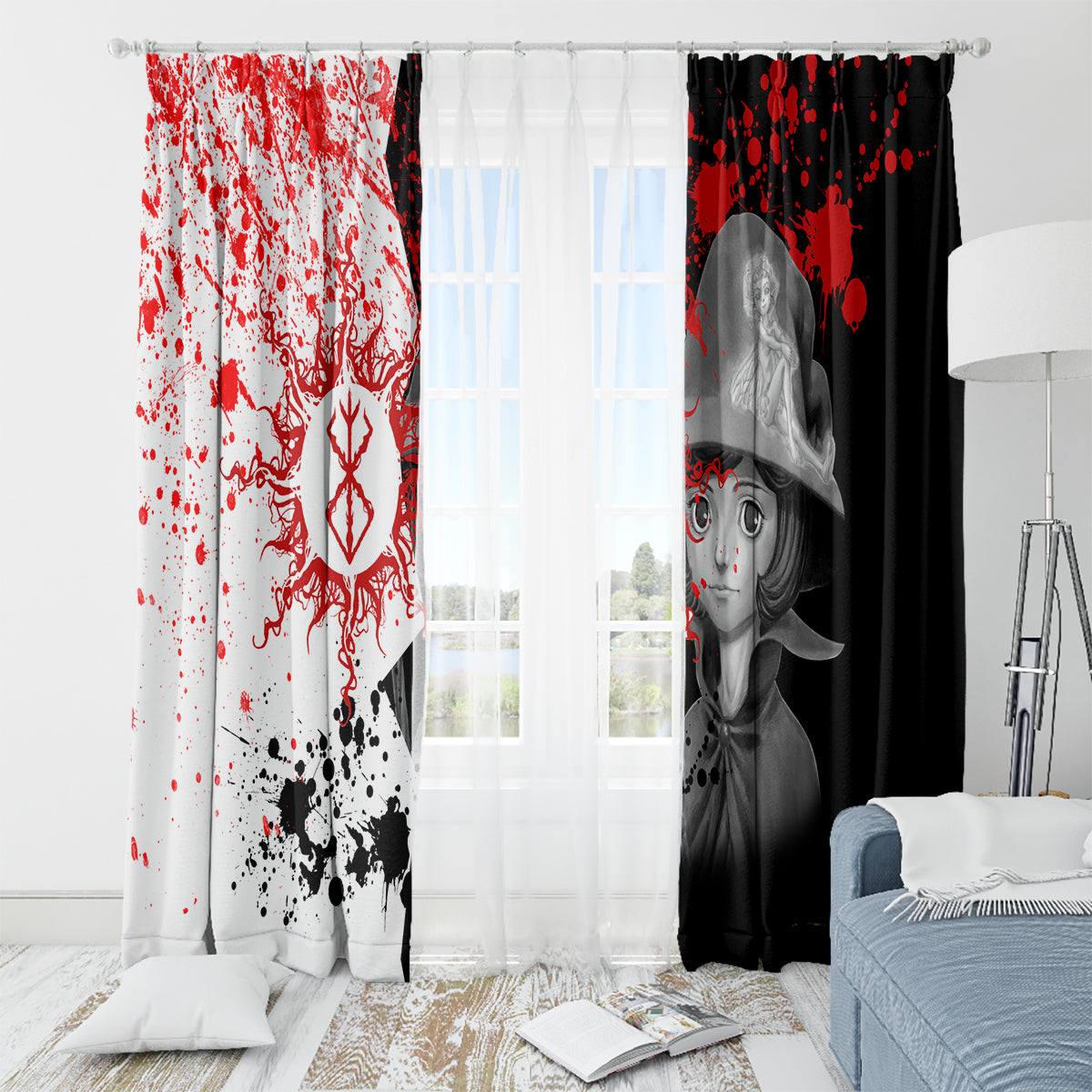 Schierke Berserk Window Curtain Anime Japan Style