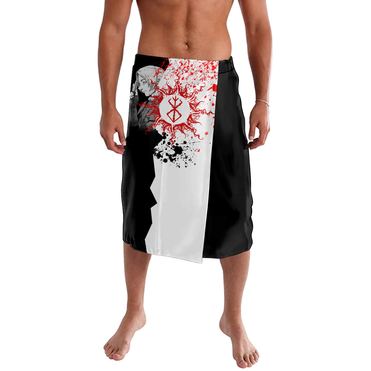 Judeau Berserk Lavalava Anime Run Symbol Blood Style
