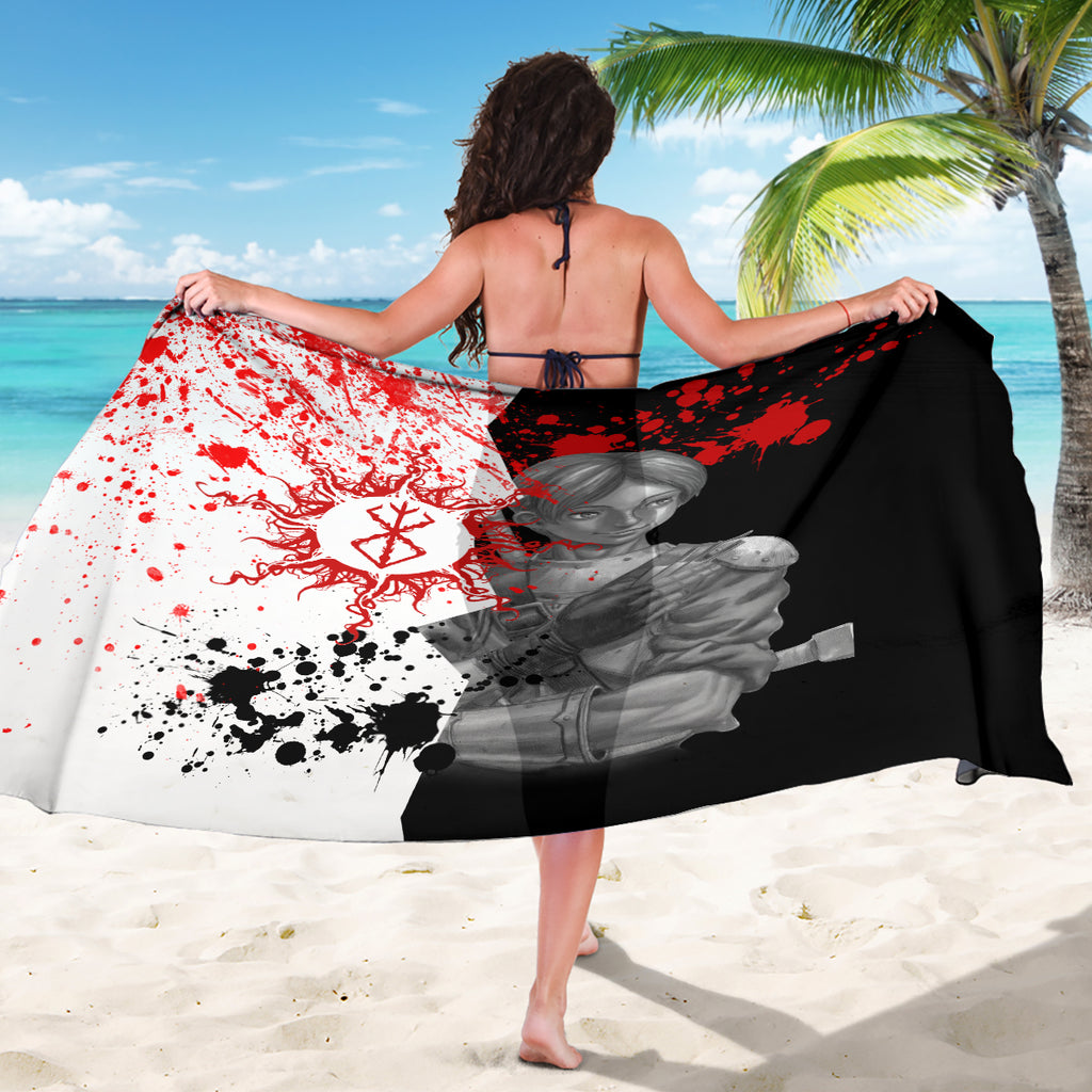 Judeau Berserk Sarong Anime Run Symbol Blood Style