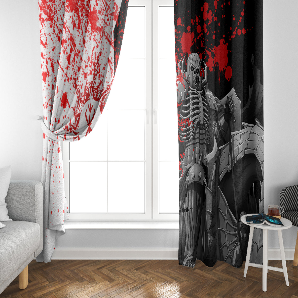 The Skull Knight Berserk Window Curtain Anime Japan Style