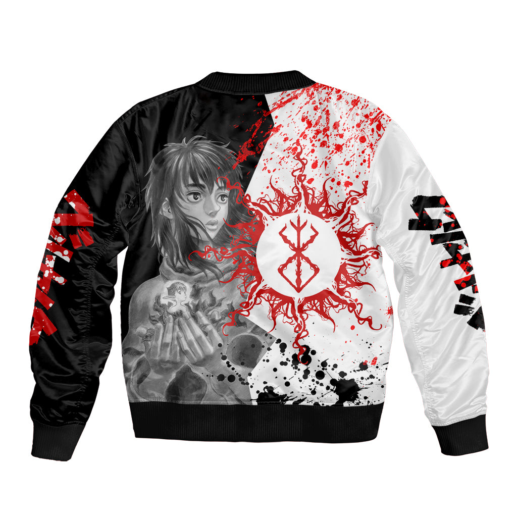Casca Berserk Bomber Jacket Grunge Blood Style