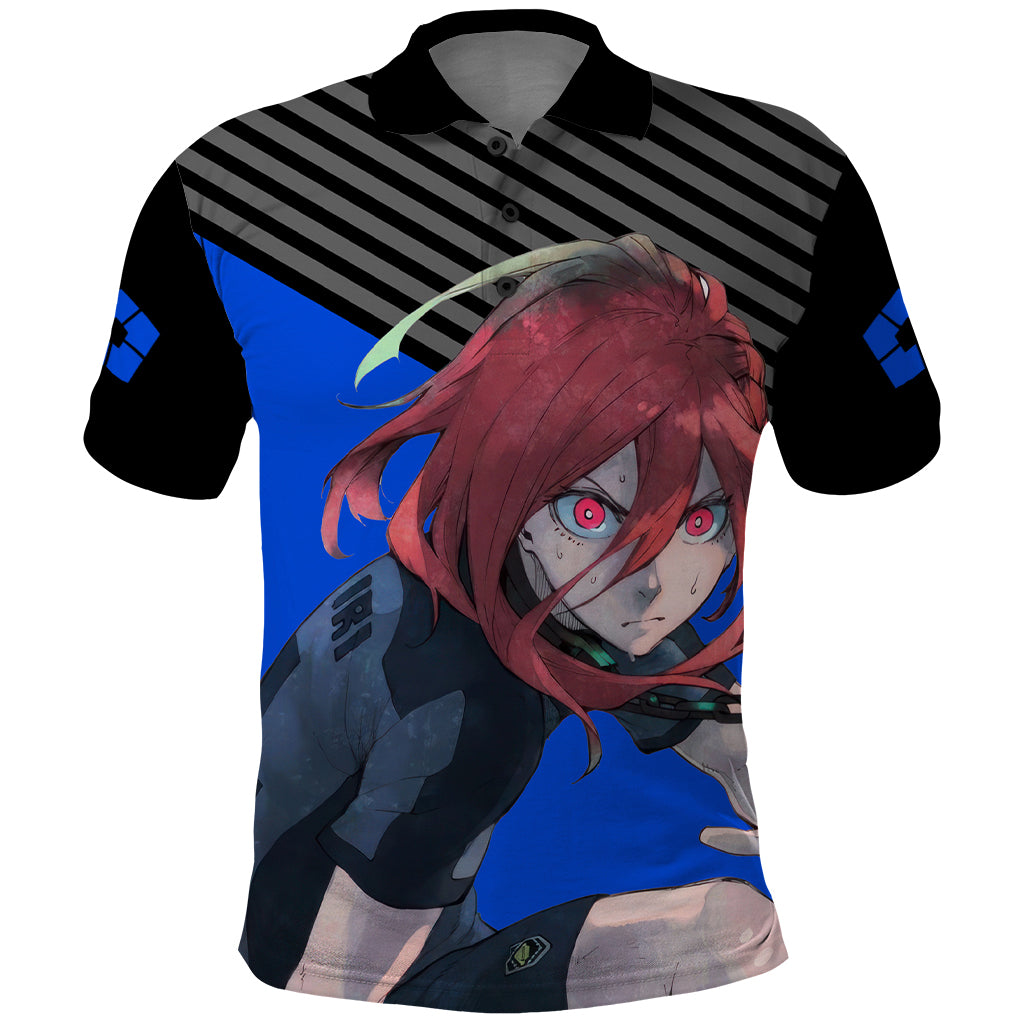 Hyoma Chigiri Blue Lock Polo Shirt Anime Style
