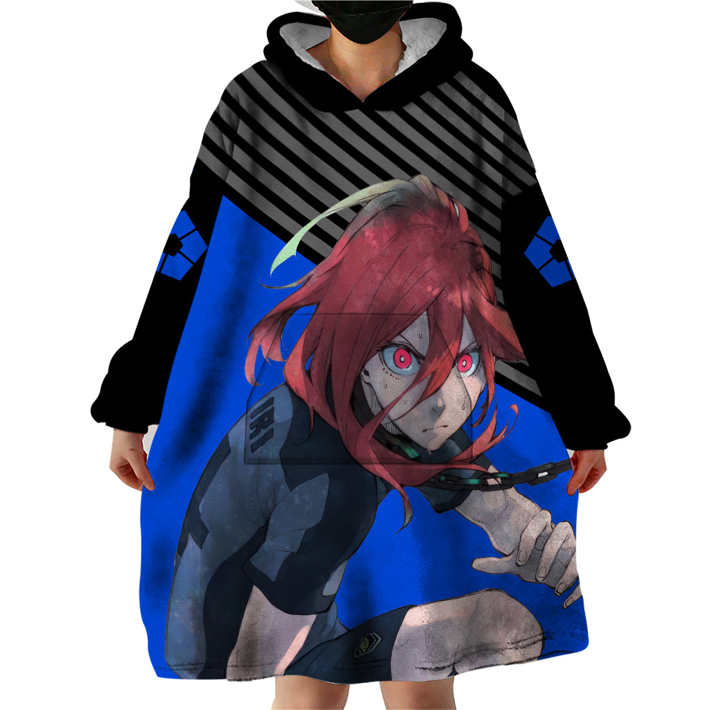 Hyoma Chigiri Blue Lock Wearable Blanket Hoodie Anime Style