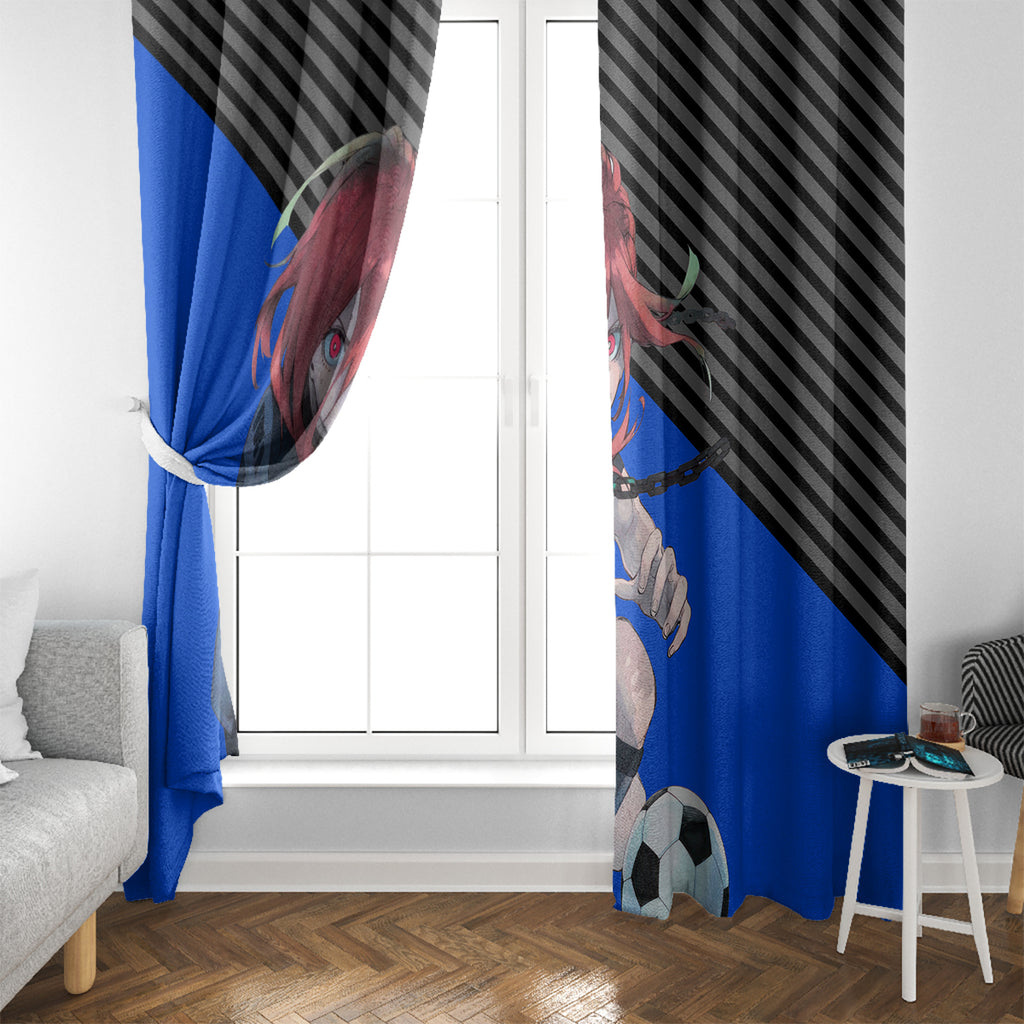 Hyoma Chigiri Blue Lock Window Curtain Anime Style