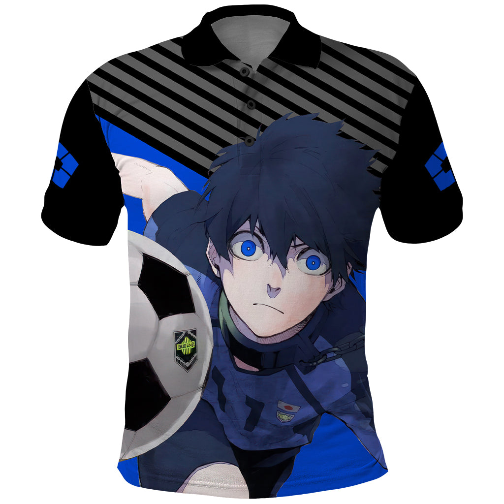 Yoichi Isagi Blue Lock Polo Shirt Anime Style