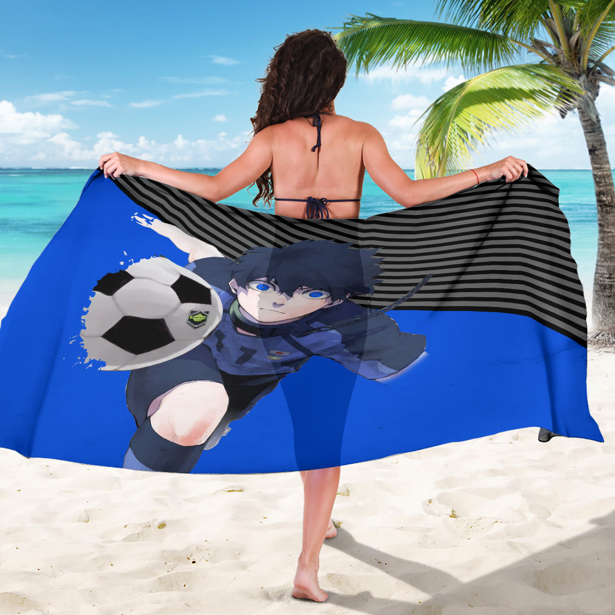 Yoichi Isagi Blue Lock Sarong Anime Style