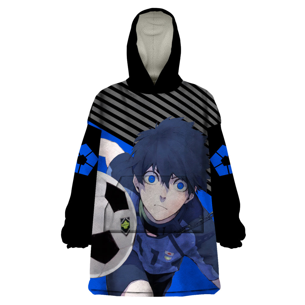 Yoichi Isagi Blue Lock Wearable Blanket Hoodie Anime Style
