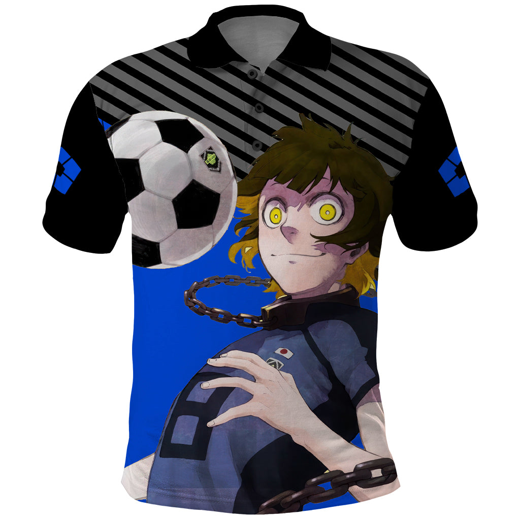 Meguru Bachira Blue Lock Polo Shirt Anime Style